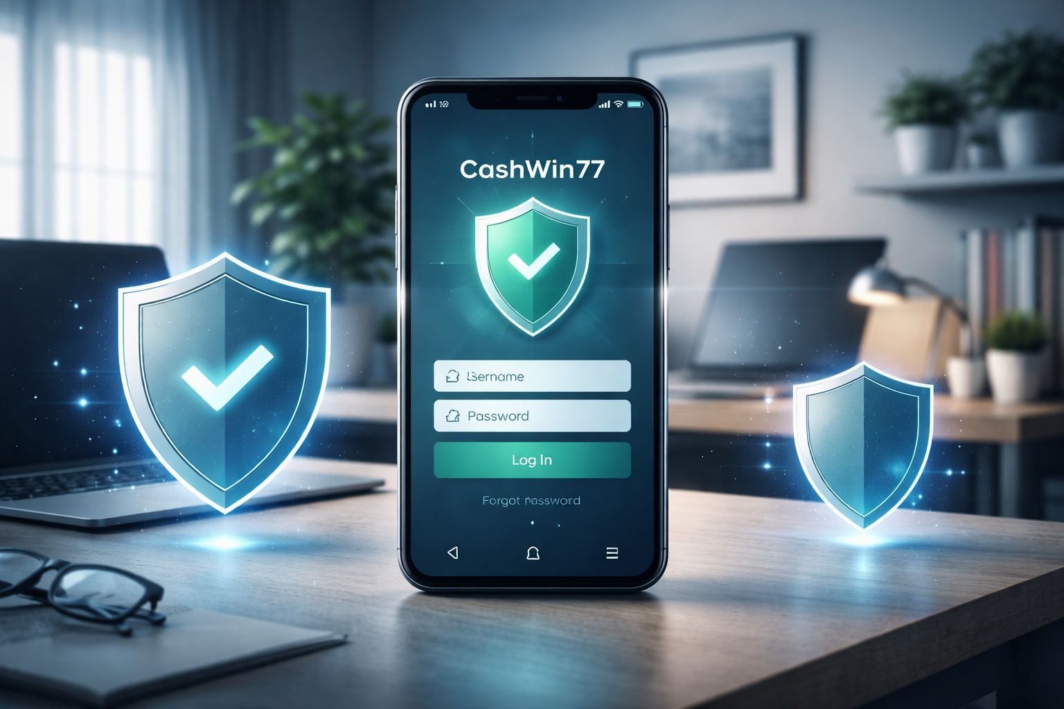Sistema de inicio de sesión protegido CashWin77 para usuarios de casino en Chile