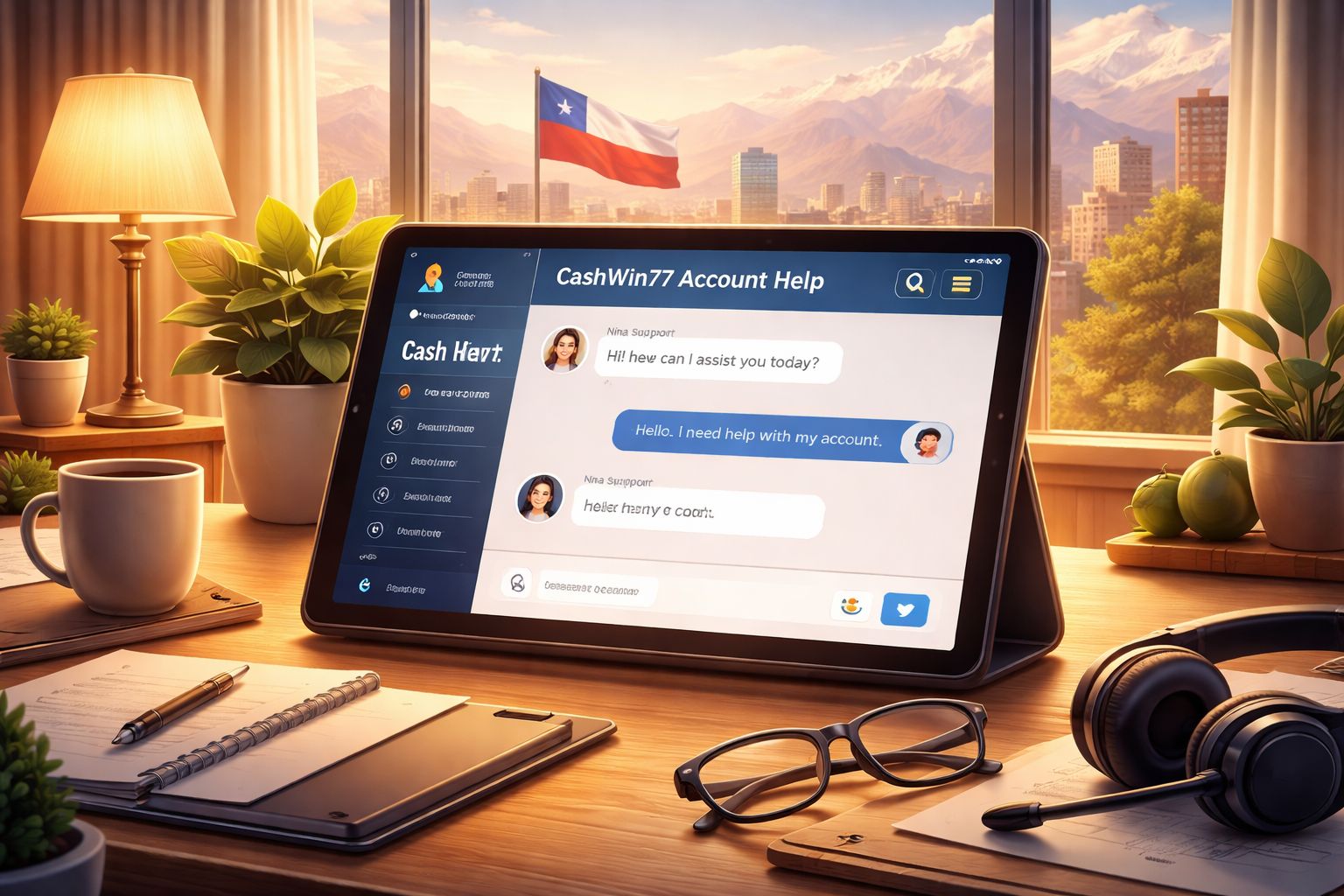 Ayuda con cuenta CashWin77 y soporte de registro en Chile